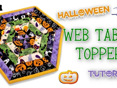Web Table Topper Patchwork Tutorial. Halloween Placemat