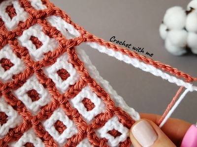 Wow!! super idea how to make eye catching crochet ✔ Everyone who saw it loved it. 