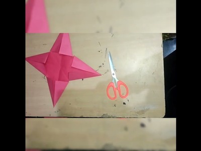 You make a 3D star then watch this video