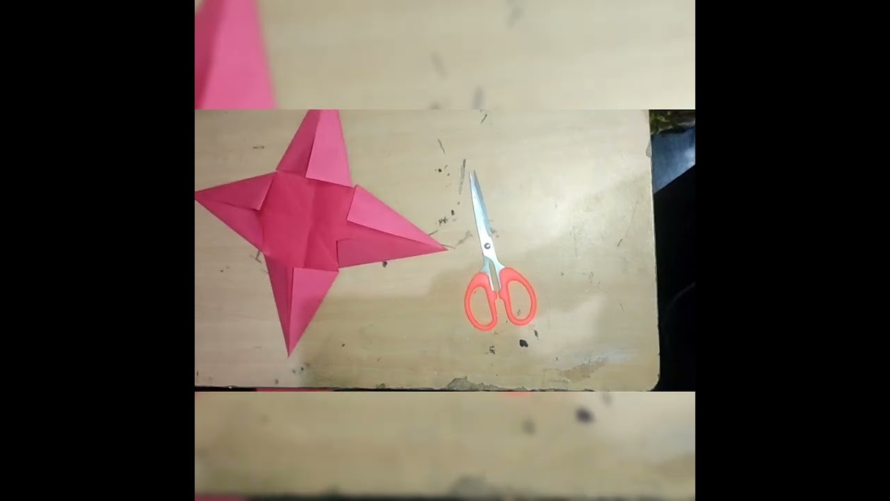 You make a 3D star then watch this video