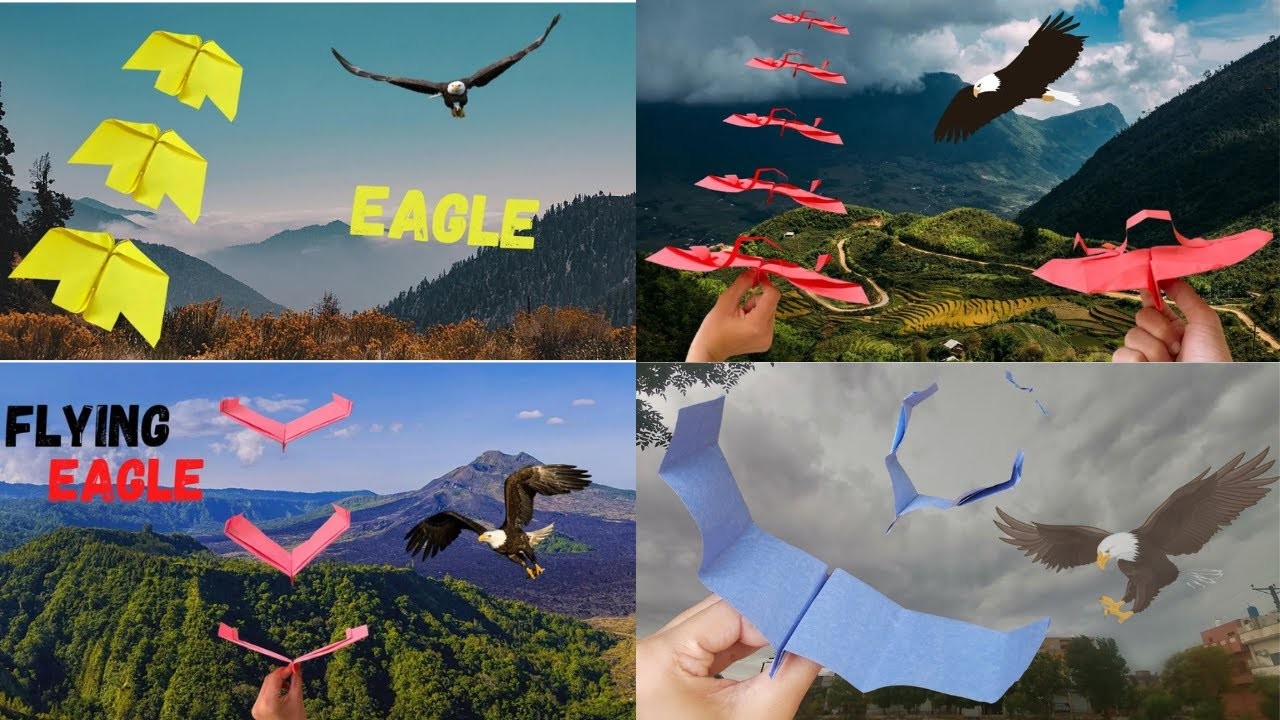 4 Best Eagle Paper Planes | How to make a Paper Plane
