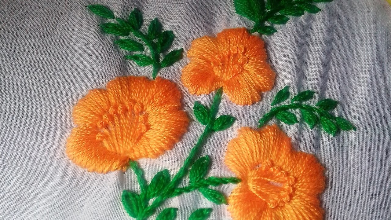 All Over hand embroidery for dress. 