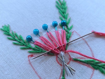 Amazing flower design|latest hand embroidery design|superrrrrrr easy flower design