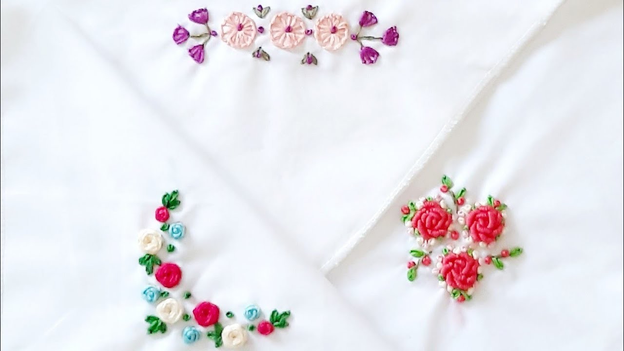 Beautiful Hand Embroidery In Hand Kerchief