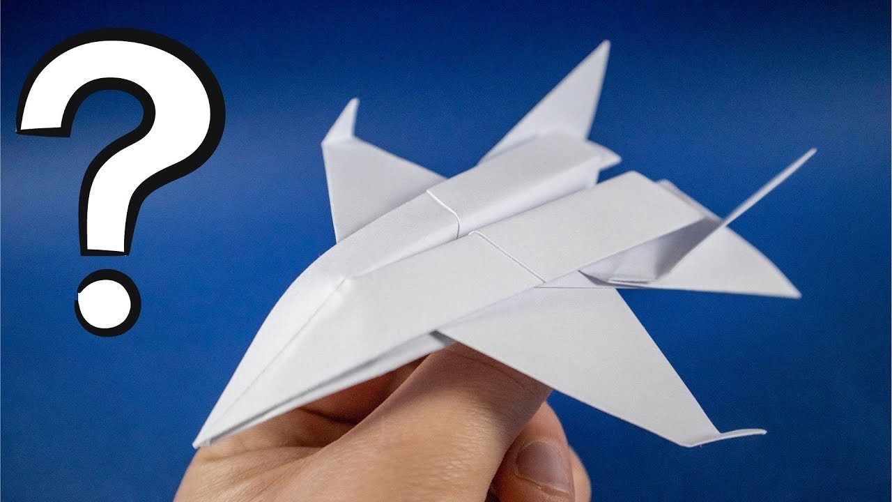 Bester papierflieger der welt! - Wie erstelle ich ein Papier Jet-Flugzeug? ????