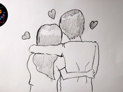 Couple drawing || How to draw couple drawing Very Easy