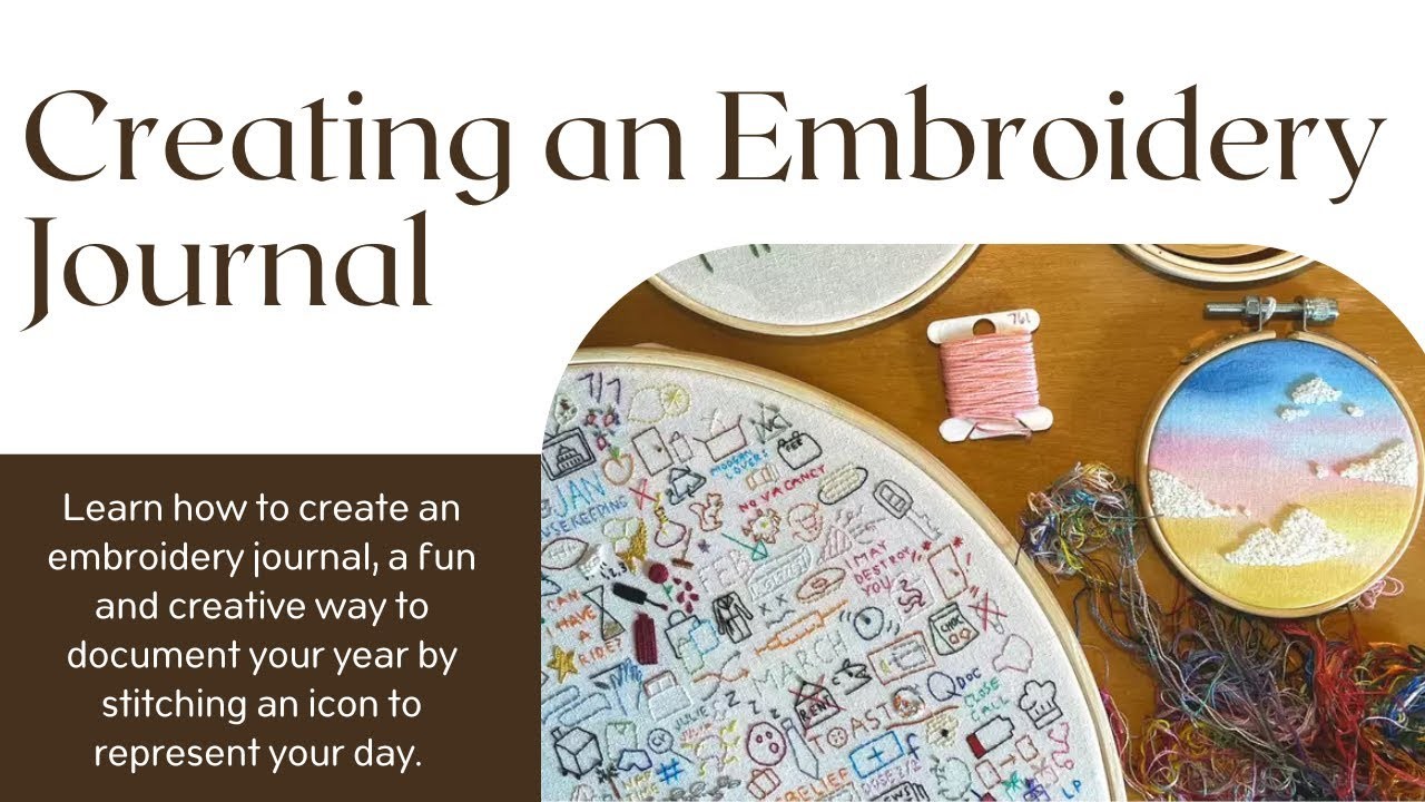 Creating an Embroidery Journal