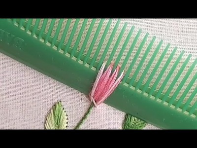 Hand embroidery |bullion knot Rose stitch hand embroidery|  gulab tanka banane ka tarika