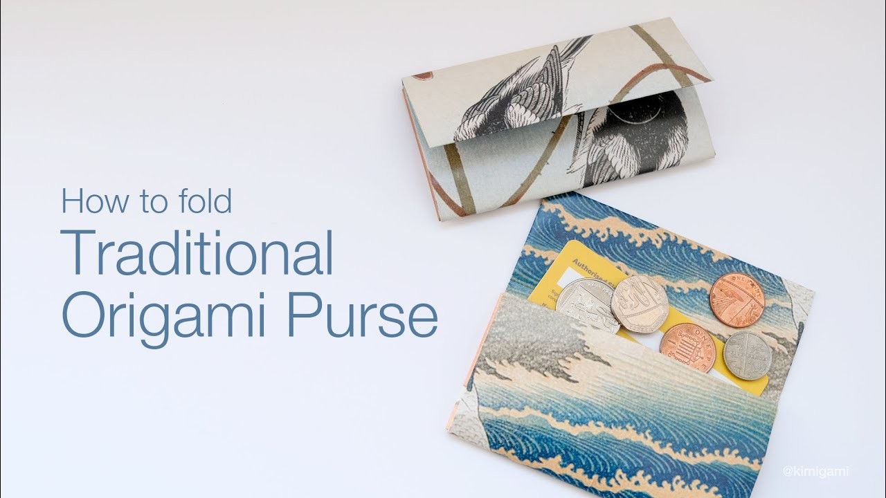 How to fold Traditional Japanese Origami Purse
