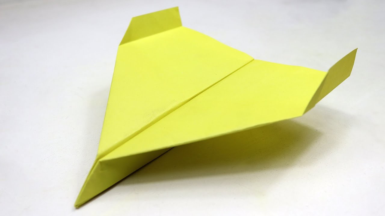 How to Make a Paper Airplane Glider that FLY FAR