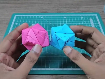 How to Make Origami ball 3D | paper folding art | #origami #origamitutorial #paperart #papertoys