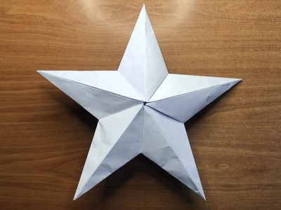 How to make origami Star 3D