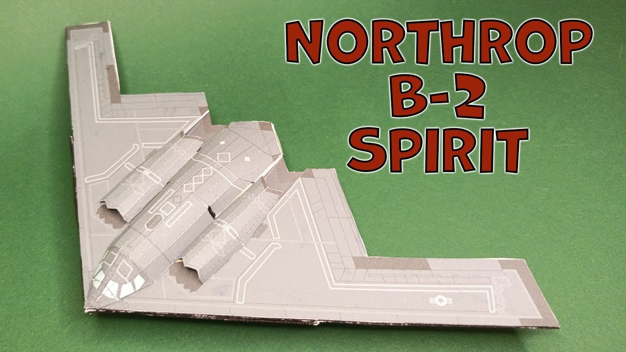 how-to-make-paper-airplane-model-northrop-b-2-spirit-model-diy-paper