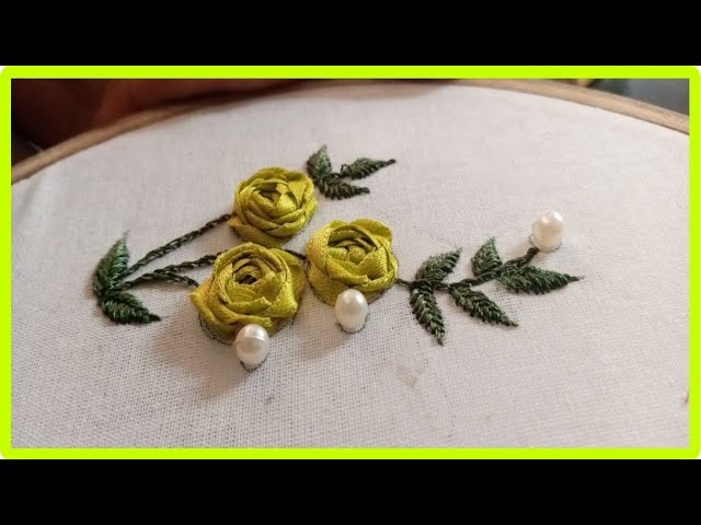 Latest hand embroidery design, embroidery art for beginners,#embroidery,#dressdesigning,#tutorial