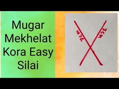 Mugar Mekhelat Kora Easy Silai | Very Easy & Simple Hand Embroidery