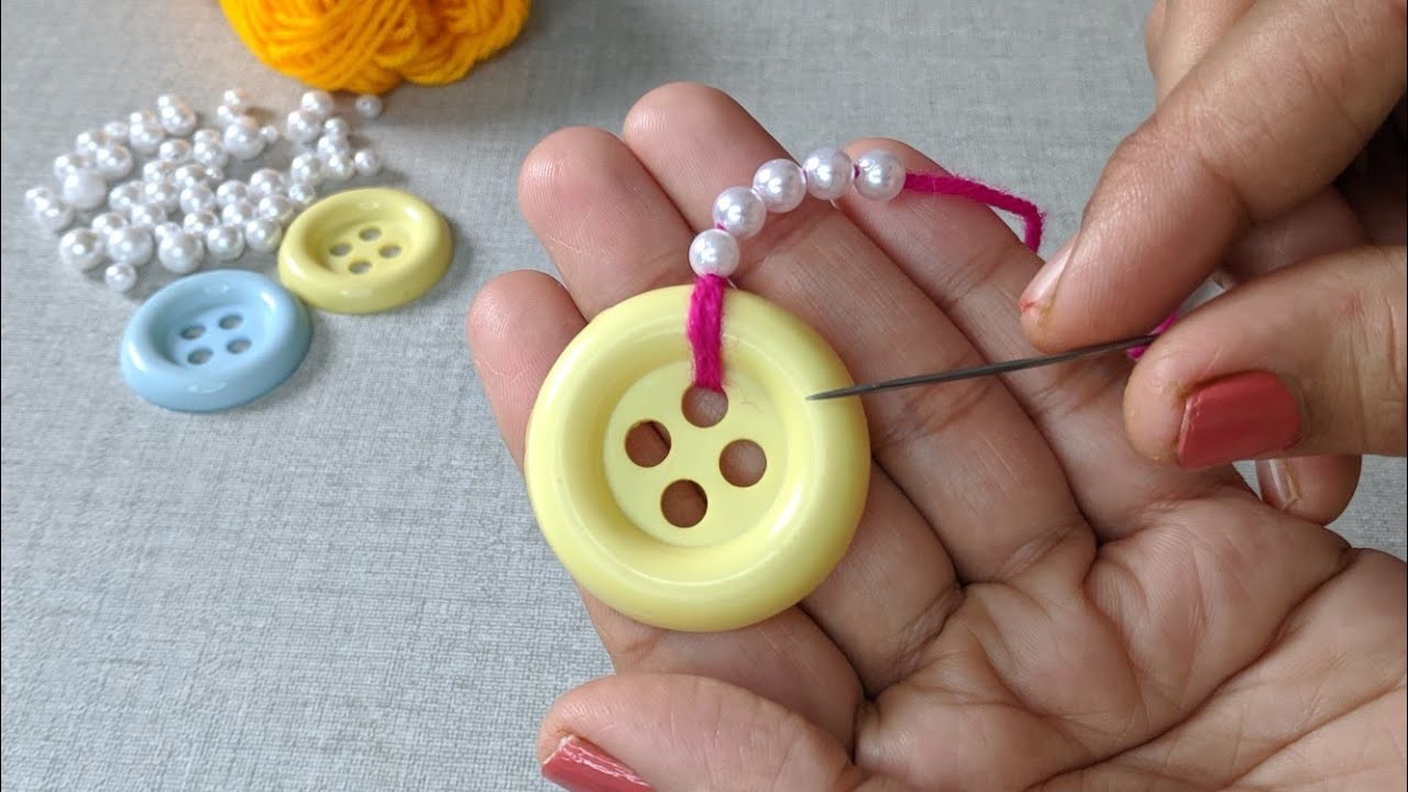 New Amazing Hand Embroidery Flower design idea.Very Easy Hand Embroidery Flower design trick