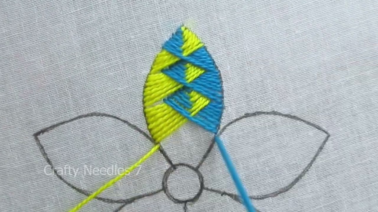 New Hand Embroidery Magical Fantasy Flower Embroidery Amazing Idea