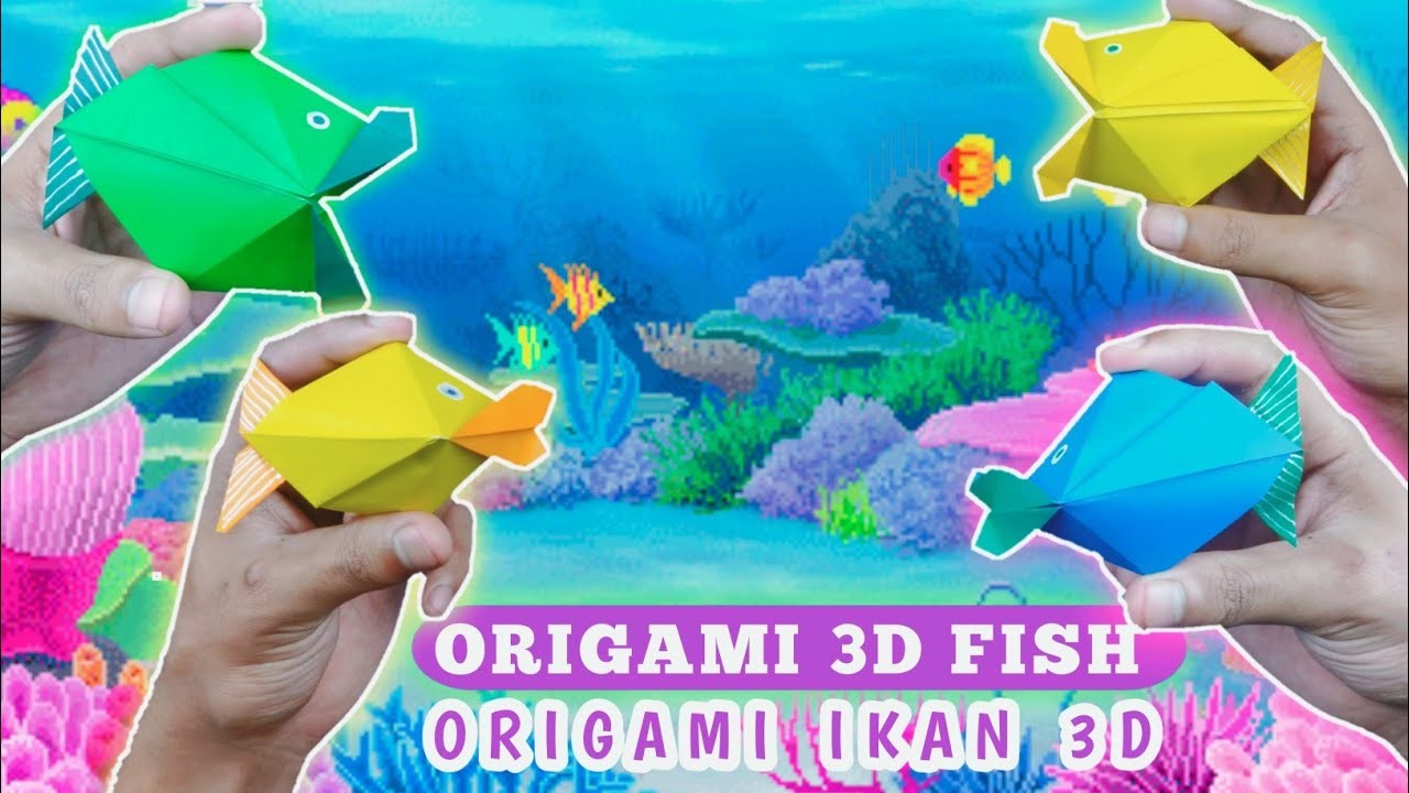 Origami 3D Fish.Talking Fish - How to fold | origami animal