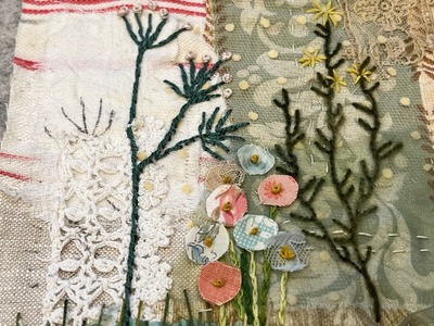 #roxysjournalofstitchery | Vol 3 Ep 05  | Embroidering flowers