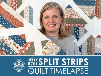 ????This quilt did NOT go as planned! My Mistake & How I Changed this Jelly Roll Split Strips Quilt