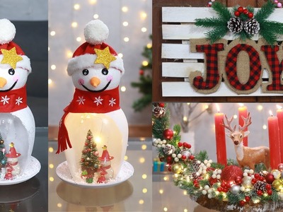 10 Christmas Decoration Ideas : Snowman Christmas Centerpiece,Wallhanging. 