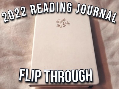 2022 reading journal flip through
