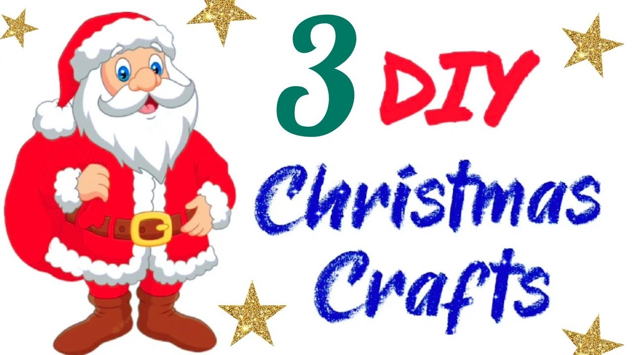 3 easy DIY christmas crafts  Last minute christmas decors Christmas crafts @5MinuteCraftsYouTube