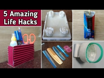 5 Amazing Life Hacks and Tips #tricks #tips #hacks #trending #vairal #diy #craft @passsamayal