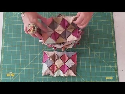 A beautiful idea from scraps of fabric, after that you will not throw away scraps of fabric. DIY sew