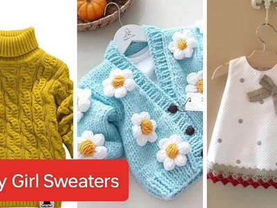 Baby Girl Wool Sweaters || Winter Dresses for Girls || #wintercollection #fashionblogger