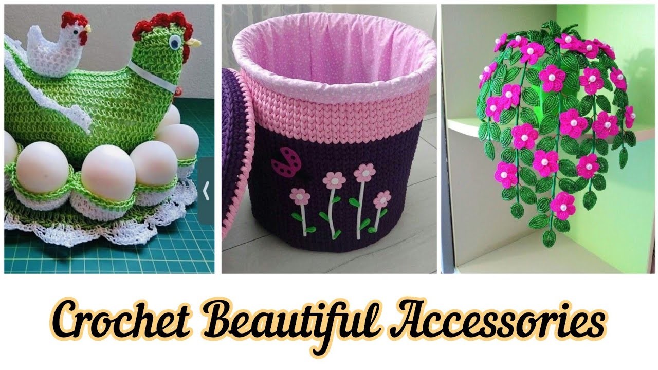 Beautiful Crochet Accessories | Unique Crochet Pattern | Crochet Inspiration Ideas