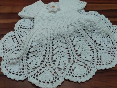 Beautiful crochet frock for girl. 3 month's to 7 year. 