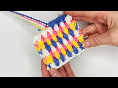 BEAUTIFUL  ???????? Super Easy Tunisian Crochet for Beginners