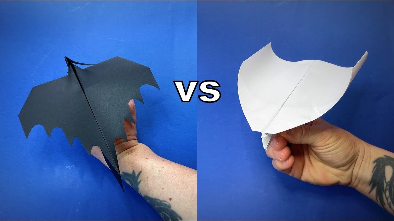 Black Dragon vs Eagle Paper Planes | How to Make a Paper Airplane Tutorial