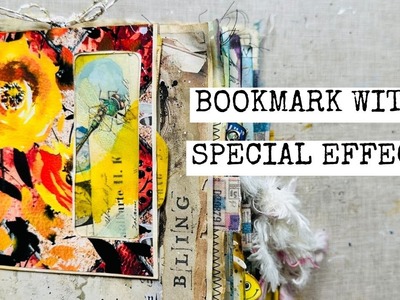 Bookmark with Special Effect.Inspired by Luise Heinzl.Dephemerember Give-Away Drawing