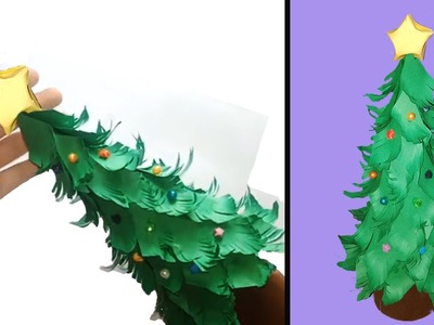 Christmas crafts for school | How to make Paper Christmas Tree | 2Christmas trees |#artistickidsland