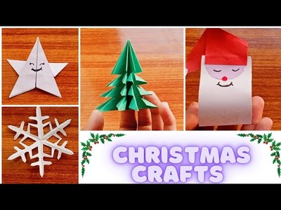Christmas crafts ???? | Star | Christmas tree | Santa Claus ???? | Snowflake ❄️