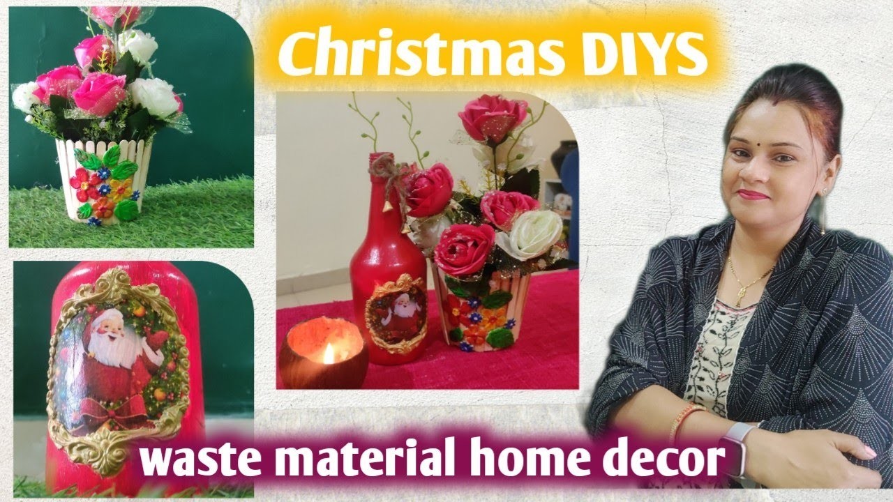 Christmas DIY | Easy & Cute DIYs under budget | Bottle art
