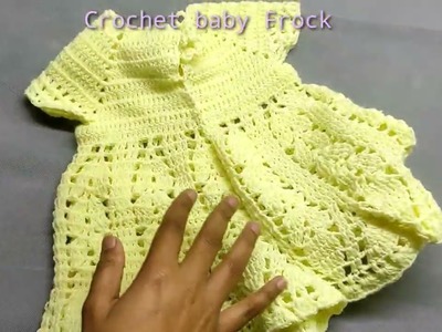 Crochet Baby Frock - How To Crochet A Dress For Baby | Diy Crochet Doll.Baby Dress For Beginners