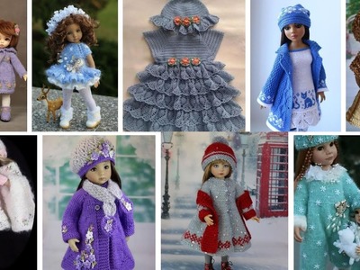 Crochet baby girl frock designs ideas.Crochet frock 2023. Doll dress ideas