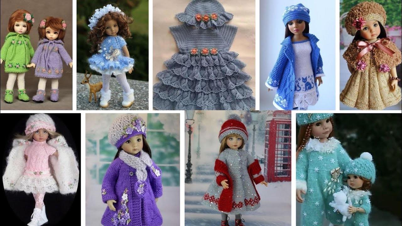 Crochet baby girl frock designs ideas.Crochet frock 2023. Doll dress ideas