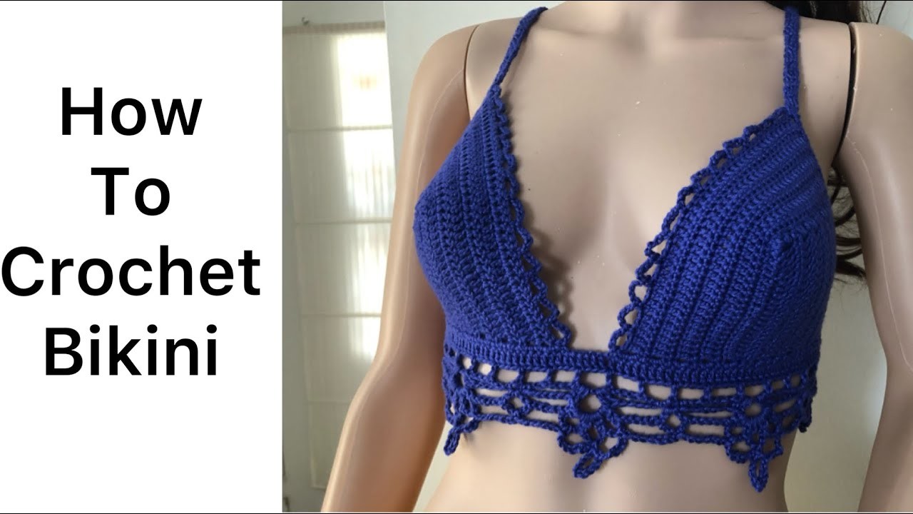 Crochet bikini top | beautiful summer top | DIY Tutorial