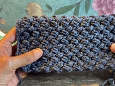 Crochet | Super point en relief moelleux : point pois - Hyper facile !