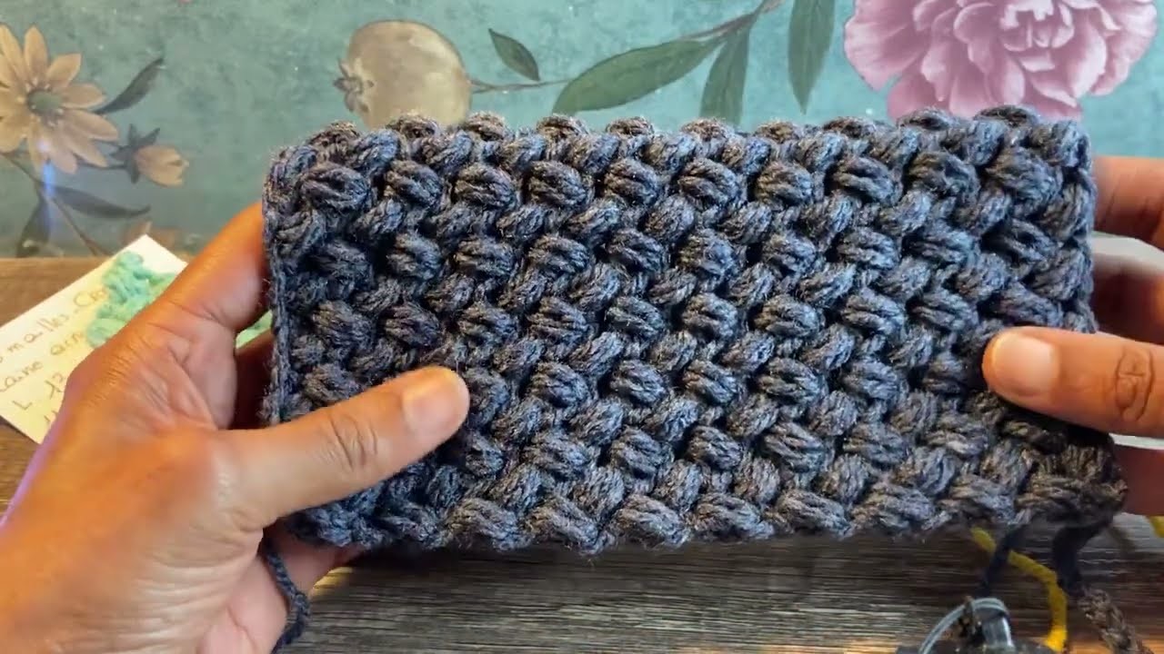 Crochet | Super point en relief moelleux : point pois - Hyper facile !