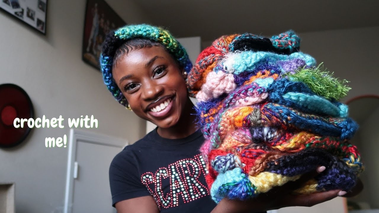 Crocheting Scrap Yarn Beanies | itslewababy