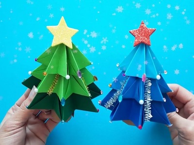 DIY paper christmas tree 2023 | Easy Paper Christmas Tree