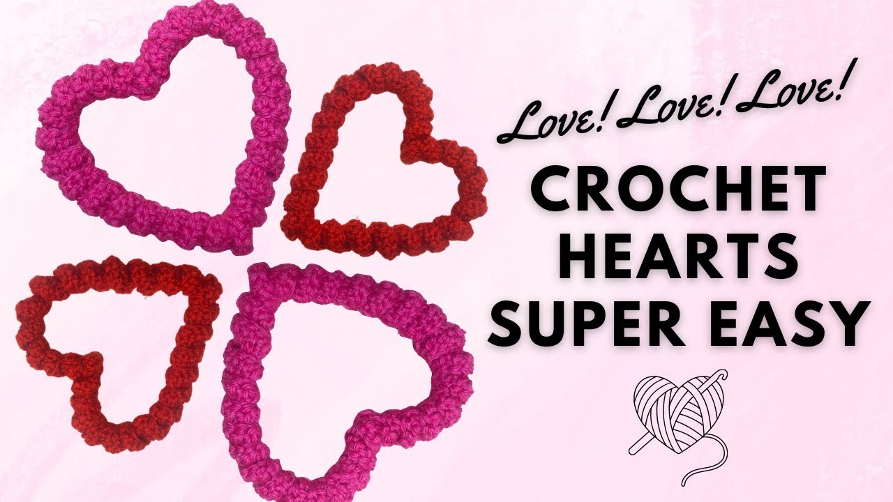 Easy Crochet Heart DIY ❤️ | How To Make Crochet Heart | Idea How To make Valentine's Day Ornament