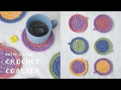 Easy DIY Crochet Coaster for Absolute Beginners | da-Mira