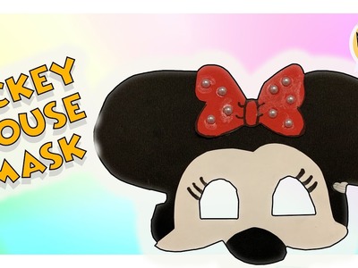 Easy Mickey (Minnie) Mouse Mask DIY - Kids Craft Ideas