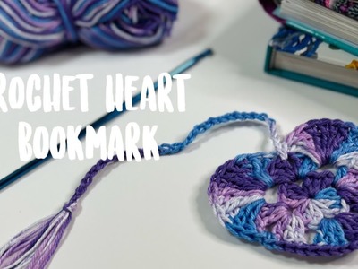 Fast easy and super cute Valentine’s gift, crochet heart bookmarks, diy bookmarks